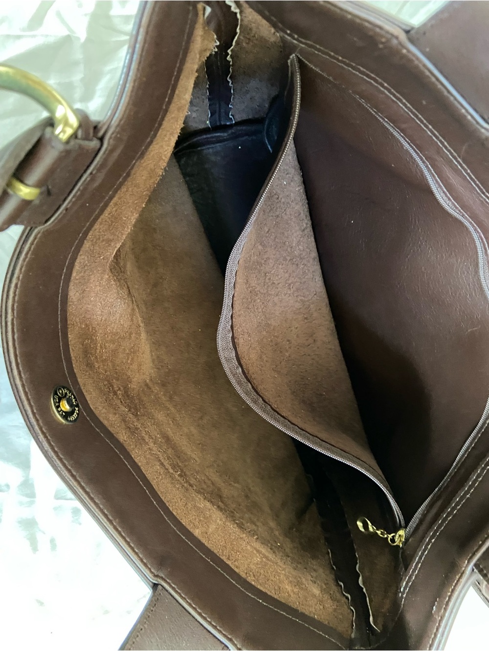 Vintage Coach Lafayette 4140 Brown Leather Shoulder Bag Excellent Condition - Picture 6 of 11
